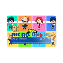 Load image into Gallery viewer, Boku No Hero Academia Chibis  Credit Card Skins (4-in-1 Pack)
