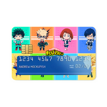 Load image into Gallery viewer, Boku No Hero Academia Chibis  Credit Card Skins (4-in-1 Pack)
