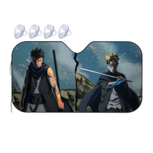Load image into Gallery viewer, Boruto and Kawaki  Car Sunshade

