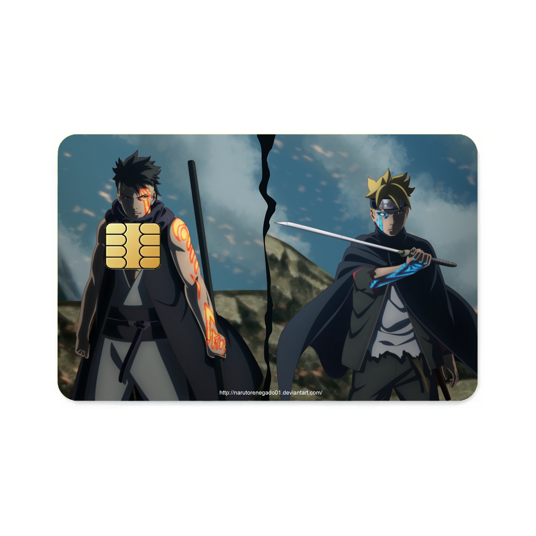 Boruto and Kawaki  Credit Card Skins (4-in-1 Pack)