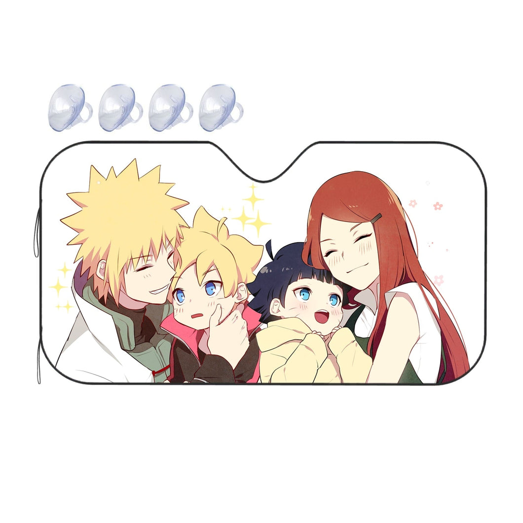 Boruto and Minato :')  Car Sunshade
