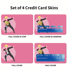 Load image into Gallery viewer, Boruto  Credit Card Skins (4-in-1 Pack)
