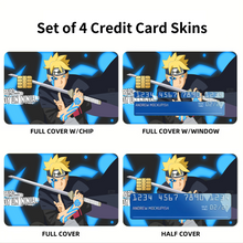 Load image into Gallery viewer, Boruto  Credit Card Skins (4-in-1 Pack)
