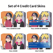 Load image into Gallery viewer, Boruto  Credit Card Skins (4-in-1 Pack)
