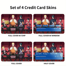 Load image into Gallery viewer, Boruto  Credit Card Skins (4-in-1 Pack)
