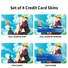 Load image into Gallery viewer, Boruto  Credit Card Skins (4-in-1 Pack)
