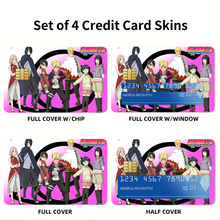 Load image into Gallery viewer, Boruto  Credit Card Skins (4-in-1 Pack)
