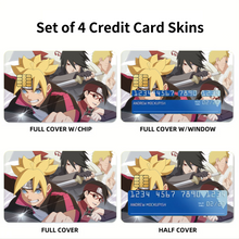 Load image into Gallery viewer, Boruto  Credit Card Skins (4-in-1 Pack)
