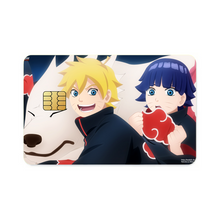 Load image into Gallery viewer, Boruto, Himawari &amp; Akamaru  Credit Card Skins (4-in-1 Pack)
