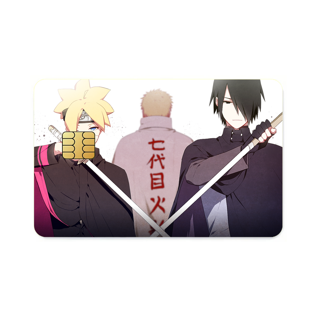 Boruto, Sasuke & Naruto  Credit Card Skins (4-in-1 Pack)