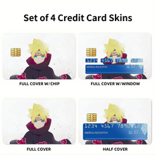 Load image into Gallery viewer, Boruto Uzamaki  Credit Card Skins (4-in-1 Pack)
