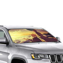 Load image into Gallery viewer, Boruto with his mentor watching the sunrise  Car Sunshade
