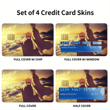 Load image into Gallery viewer, Boruto with his mentor watching the sunrise  Credit Card Skins (4-in-1 Pack)
