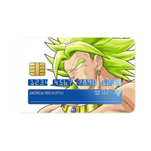 Load image into Gallery viewer, Broly SSJ  Credit Card Skins (4-in-1 Pack)
