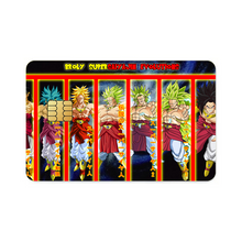 Load image into Gallery viewer, Broly Supersaiyajin Evolutions  Credit Card Skins (4-in-1 Pack)
