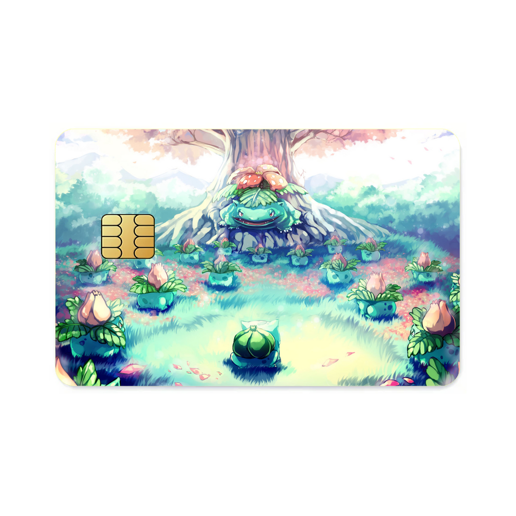 Bulbasaur's Mysterious Garden  Credit Card Skins (4-in-1 Pack)