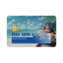 Load image into Gallery viewer, Bulma and Goku Dragon Ball Credit Card Skins (4-in-1 Pack)
