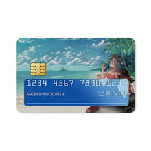 Load image into Gallery viewer, Bulma and Goku Dragon Ball Credit Card Skins (4-in-1 Pack)
