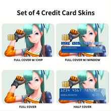 Load image into Gallery viewer, Bulma  Credit Card Skins (4-in-1 Pack)
