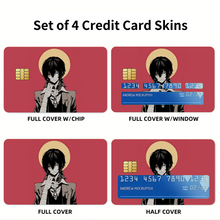 Load image into Gallery viewer, Bungou Stray Dogs  Credit Card Skins (4-in-1 Pack)
