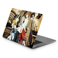 Bungou Stray Dogs Osamu Dazai, Atsushi Nakajima, Ranpo Edogawa, Akiko Yosano, Doppo Kunikida  Macbook Skin