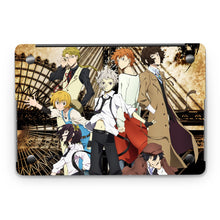 Load image into Gallery viewer, Bungou Stray Dogs Osamu Dazai, Atsushi Nakajima, Ranpo Edogawa, Akiko Yosano, Doppo Kunikida  Macbook Skin
