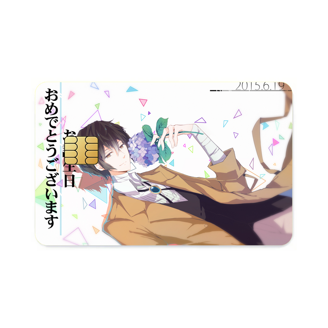 Bungou Stray Dogs Osamu Dazai  Credit Card Skins (4-in-1 Pack)