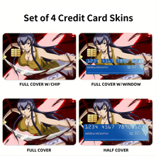 Load image into Gallery viewer, Busujima Saeko  Credit Card Skins (4-in-1 Pack)
