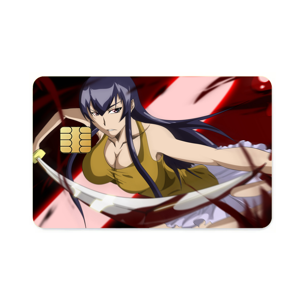 Busujima Saeko  Credit Card Skins (4-in-1 Pack)