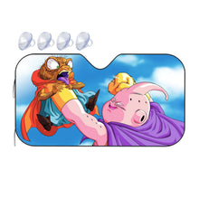 Load image into Gallery viewer, Buu Kills Babidi  Car Sunshade
