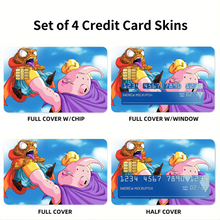 Load image into Gallery viewer, Buu Kills Babidi  Credit Card Skins (4-in-1 Pack)
