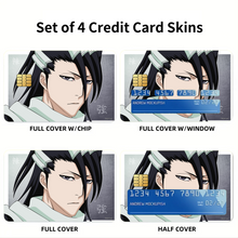 Load image into Gallery viewer, Byakuya  Credit Card Skins (4-in-1 Pack)
