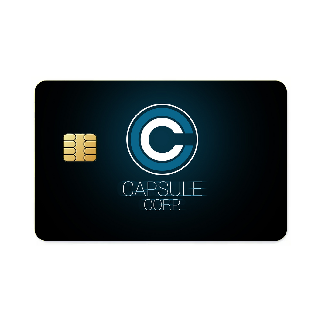 Capsule Corporation Credit Card Skins (4-in-1 Pack)
