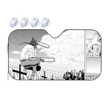 Load image into Gallery viewer, Chainsaw Man  Car Sunshade
