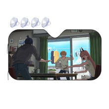 Load image into Gallery viewer, Chainsaw Man  Car Sunshade
