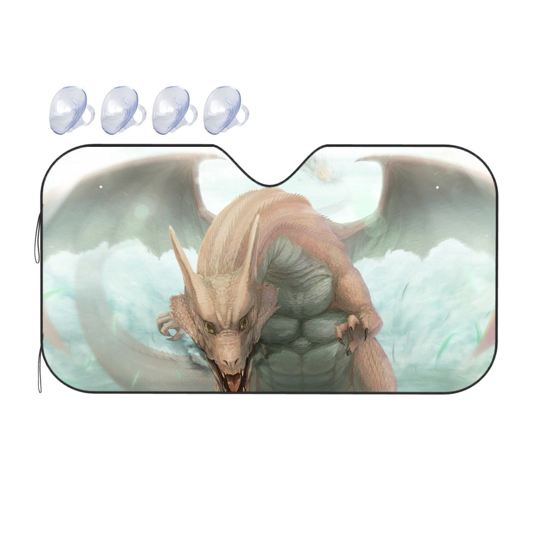 Charizard and Pikachu  Car Sunshade