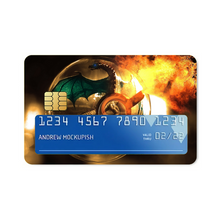 Load image into Gallery viewer, Charizard In Pokeball  Credit Card Skins (4-in-1 Pack)
