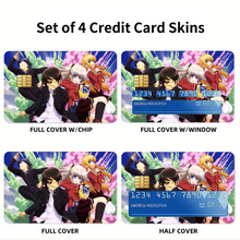 Load image into Gallery viewer, Charlotte (Anime) Main Members Credit Card Skins (4-in-1 Pack)
