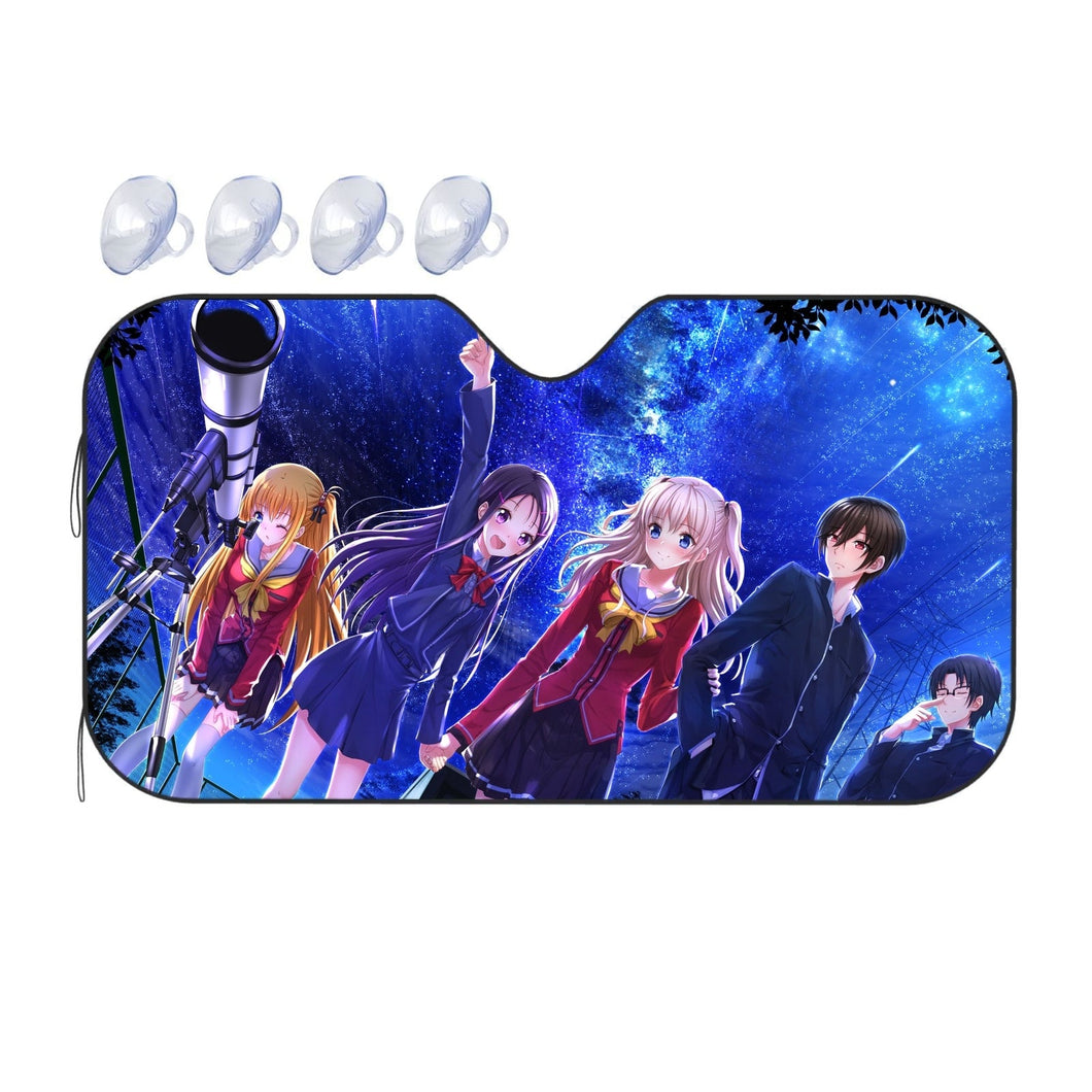Charlotte Nao Tomori, Ayumi Otosaka, Joujirou Takajou  Car Sunshade