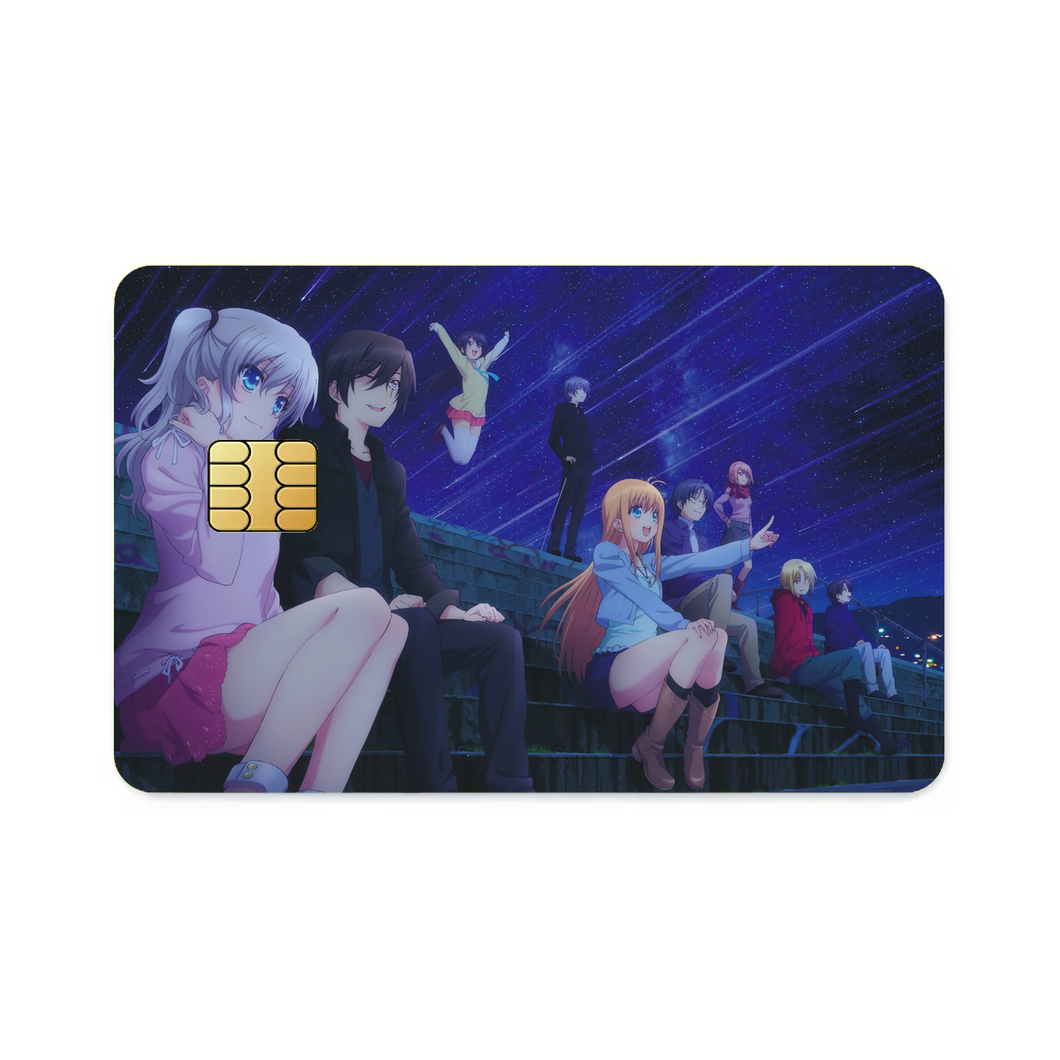 Charlotte Nao Tomori, Ayumi Otosaka, Joujirou Takajou  Credit Card Skins (4-in-1 Pack)