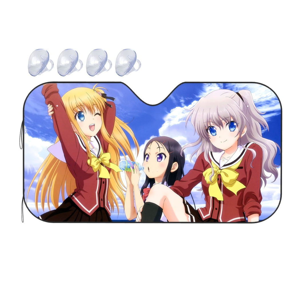 Charlotte Nao Tomori, Ayumi Otosaka, Yusa Kurobane  Car Sunshade