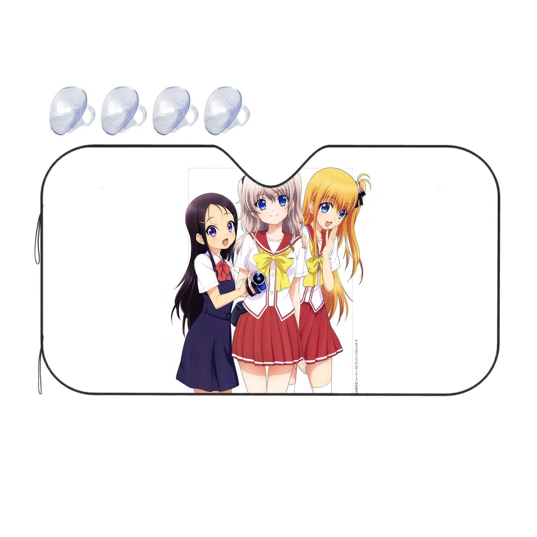 Charlotte Nao Tomori, Ayumi Otosaka, Yusa Kurobane  Car Sunshade