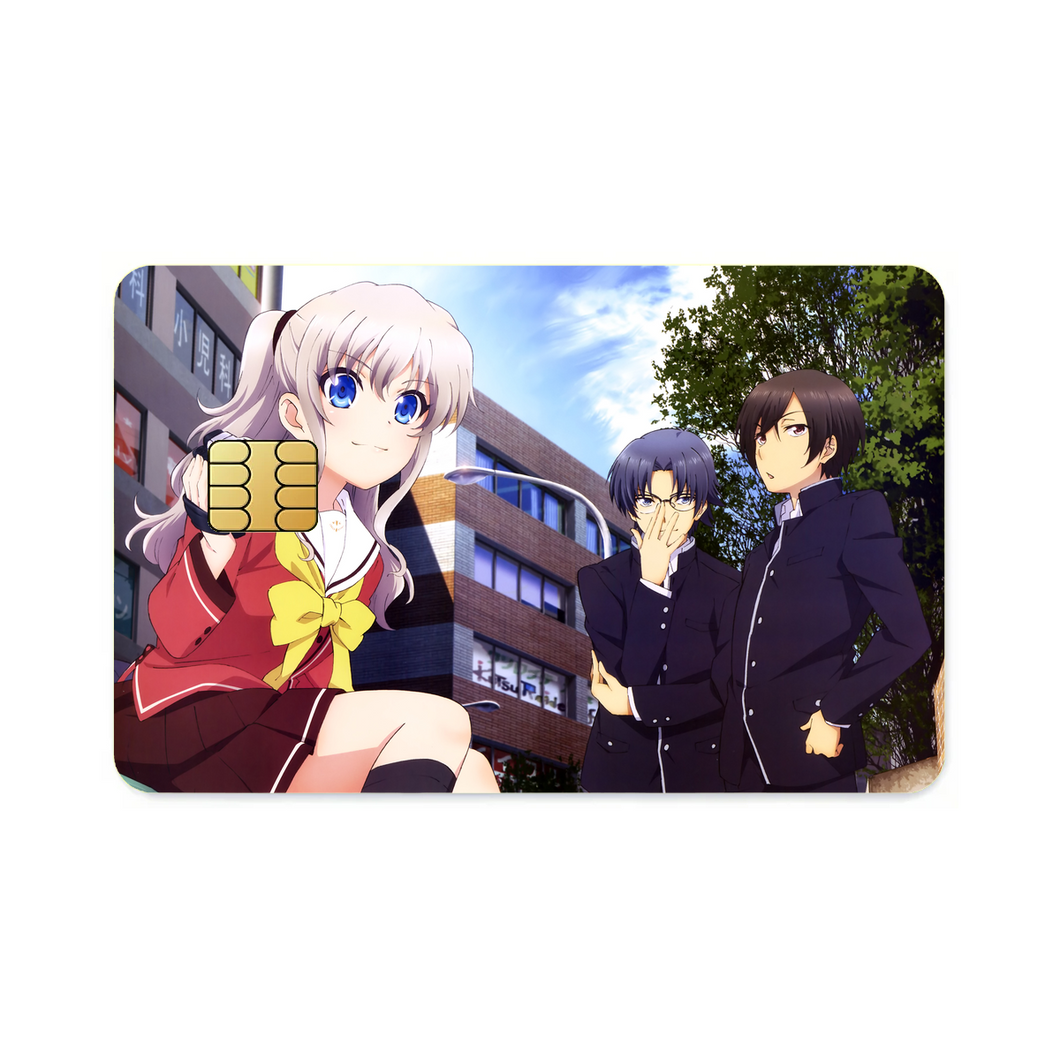 Charlotte Nao Tomori, Joujirou Takajou  Credit Card Skins (4-in-1 Pack)
