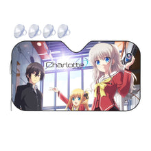 Load image into Gallery viewer, Charlotte Nao Tomori, Joujirou Takajou, Yusa Kurobane  Car Sunshade
