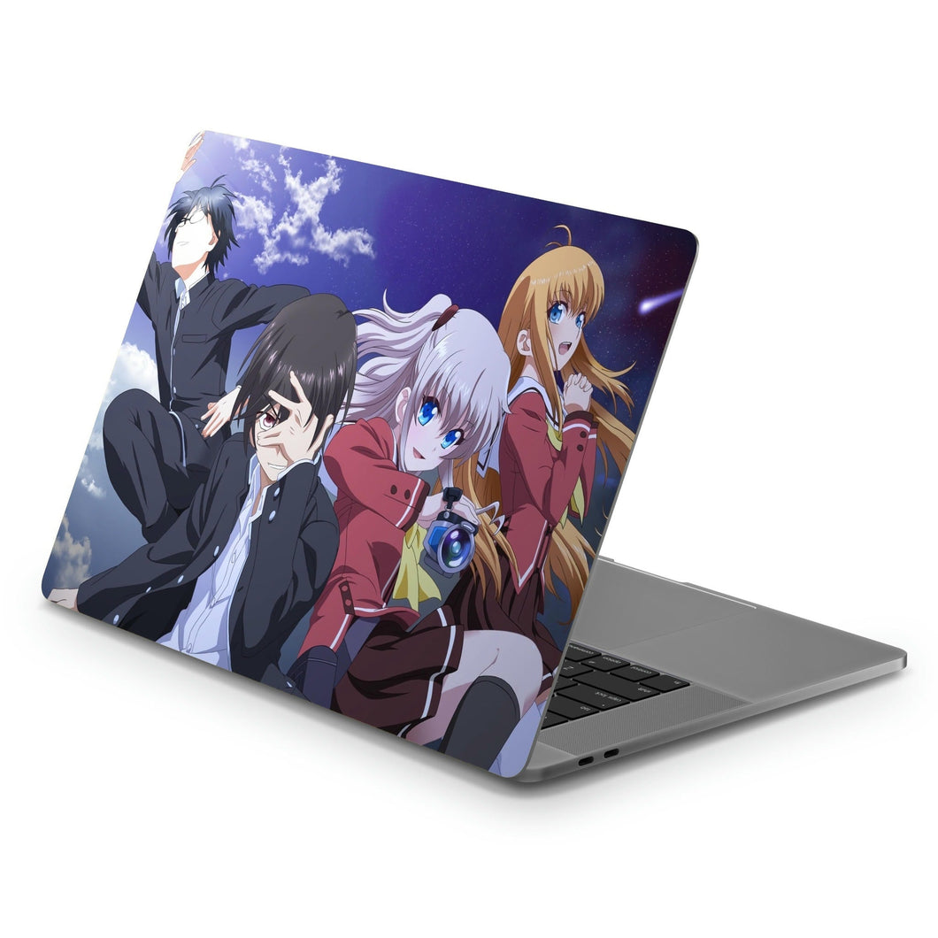 Charlotte Nao Tomori, Joujirou Takajou, Yusa Kurobane  Macbook Skin