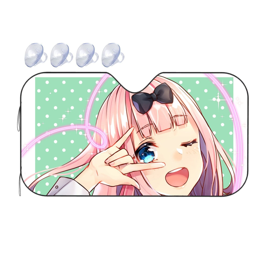 Chika Fujiwara Car Sunshade
