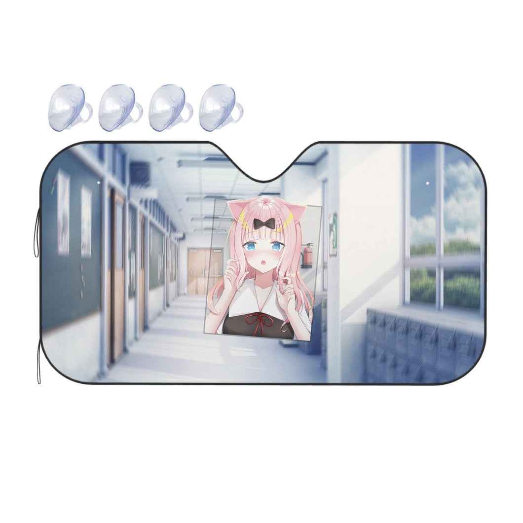 Chika Fujiwara Car Sunshade