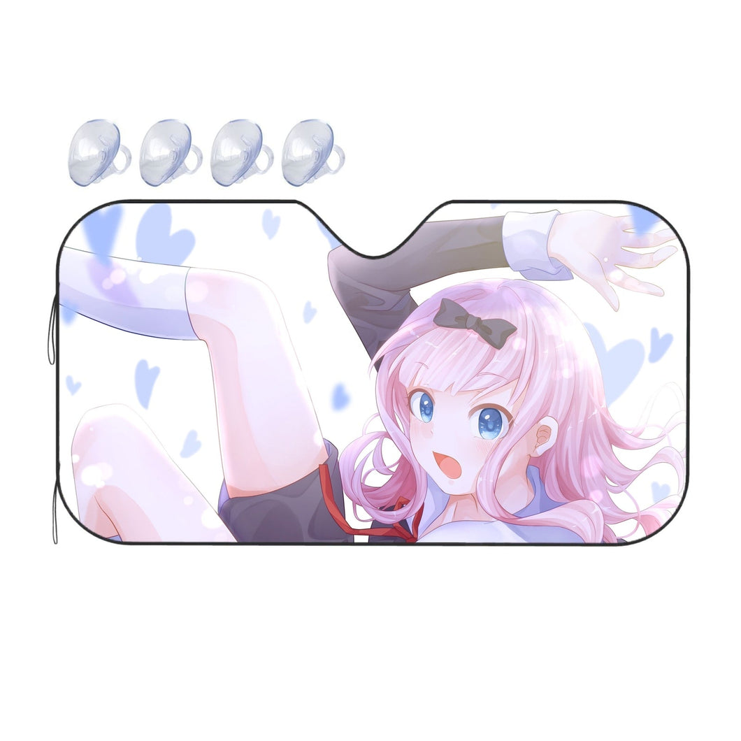 Chika Fujiwara Car Sunshade