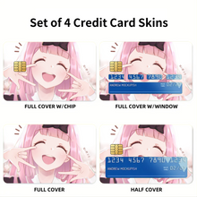 Load image into Gallery viewer, Chika Fujiwara  Credit Card Skins (4-in-1 Pack)
