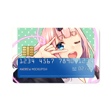 Load image into Gallery viewer, Chika Fujiwara Credit Card Skins (4-in-1 Pack)

